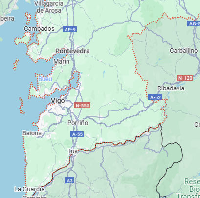 area de emisión Radio8